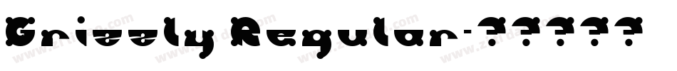 Grizzly Regular字体转换